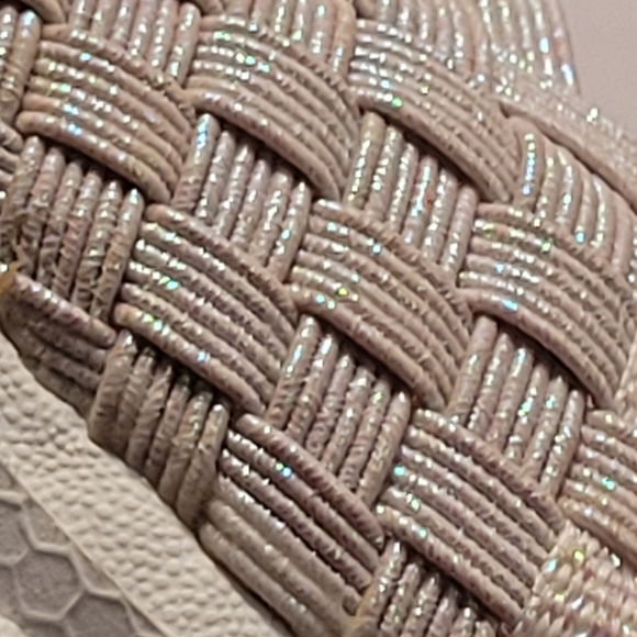 Skechers EZ Flex 2 Iridescent Slip-On Shoes Memory Foam Woman's Size 9.5 - Picture 11 of 11